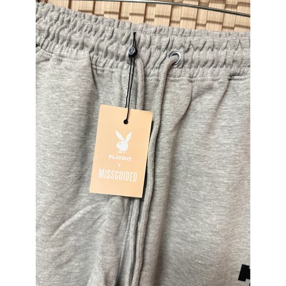 Playboy Lounge Sweatpants Gray Women's Jogger Size 2 - Picture 11 of 11
